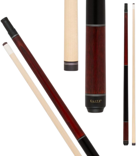 Burgundy Matte Finish Pool Cue